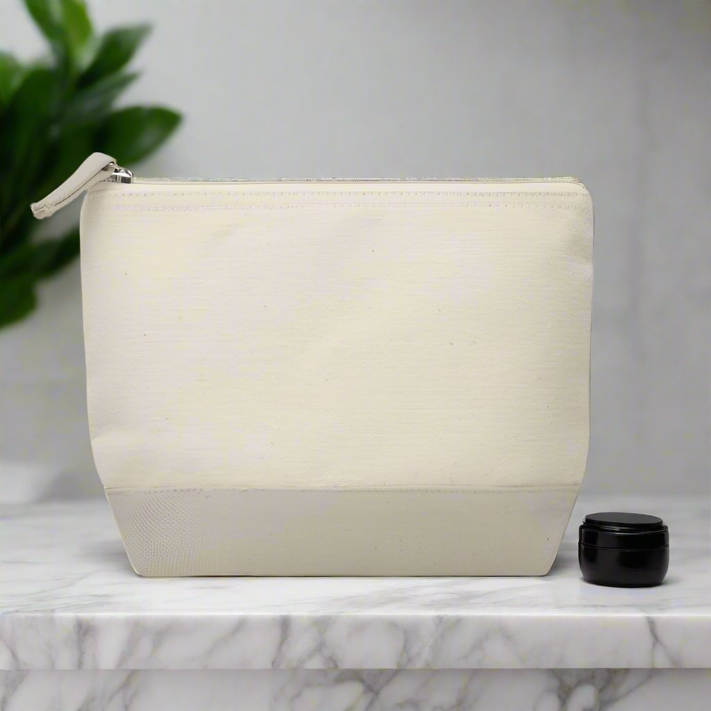 Cotton Cosmetic Wash Bag - bundled joys co.