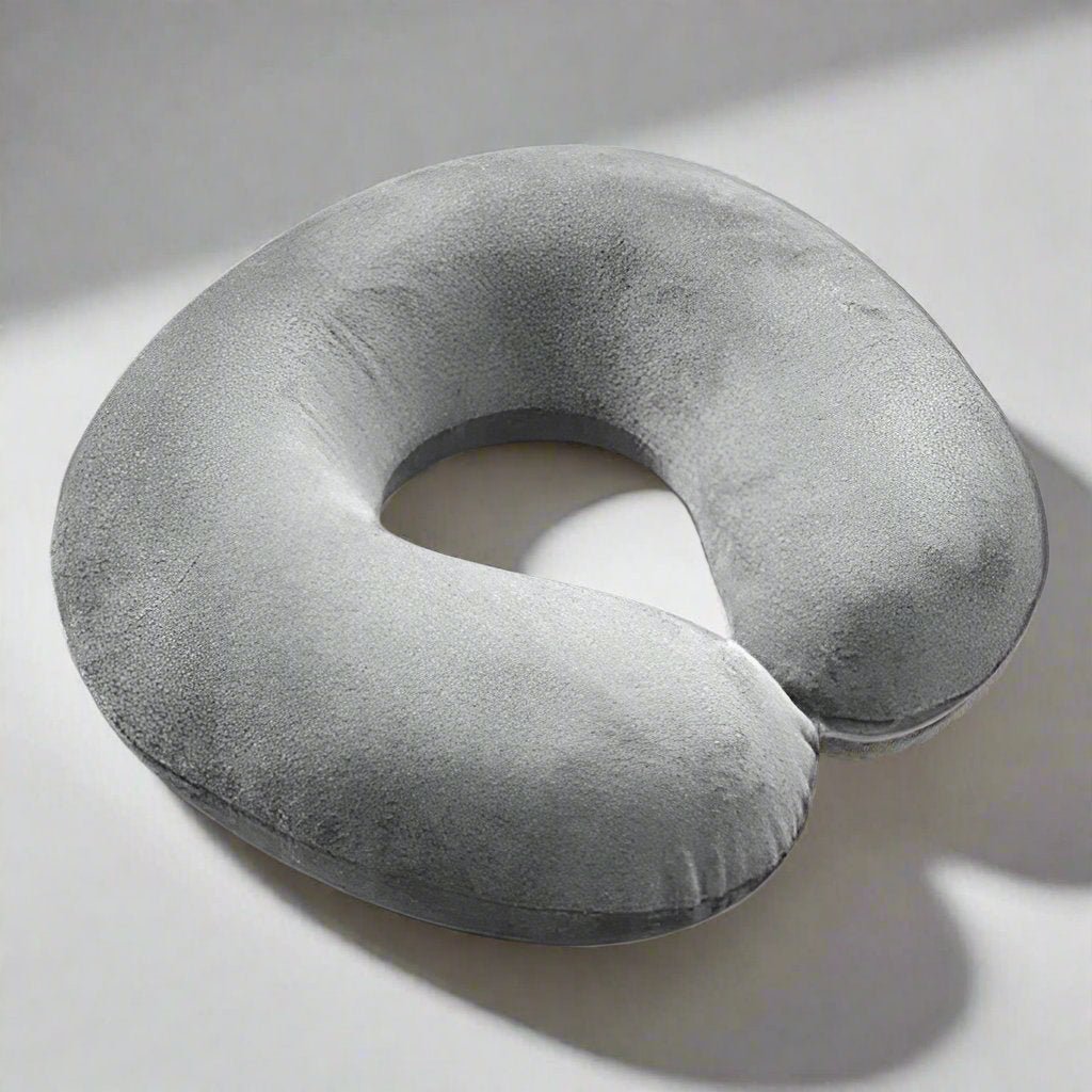 Grey Travel Neck Pillow - bundled joys co.