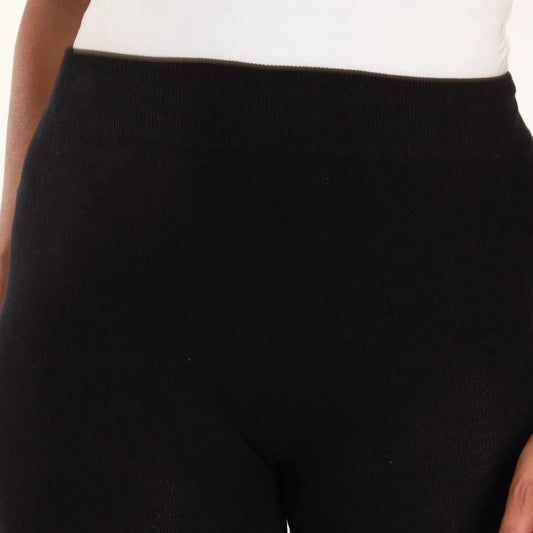 Black Fleece Lined Legging - bundled joys co.