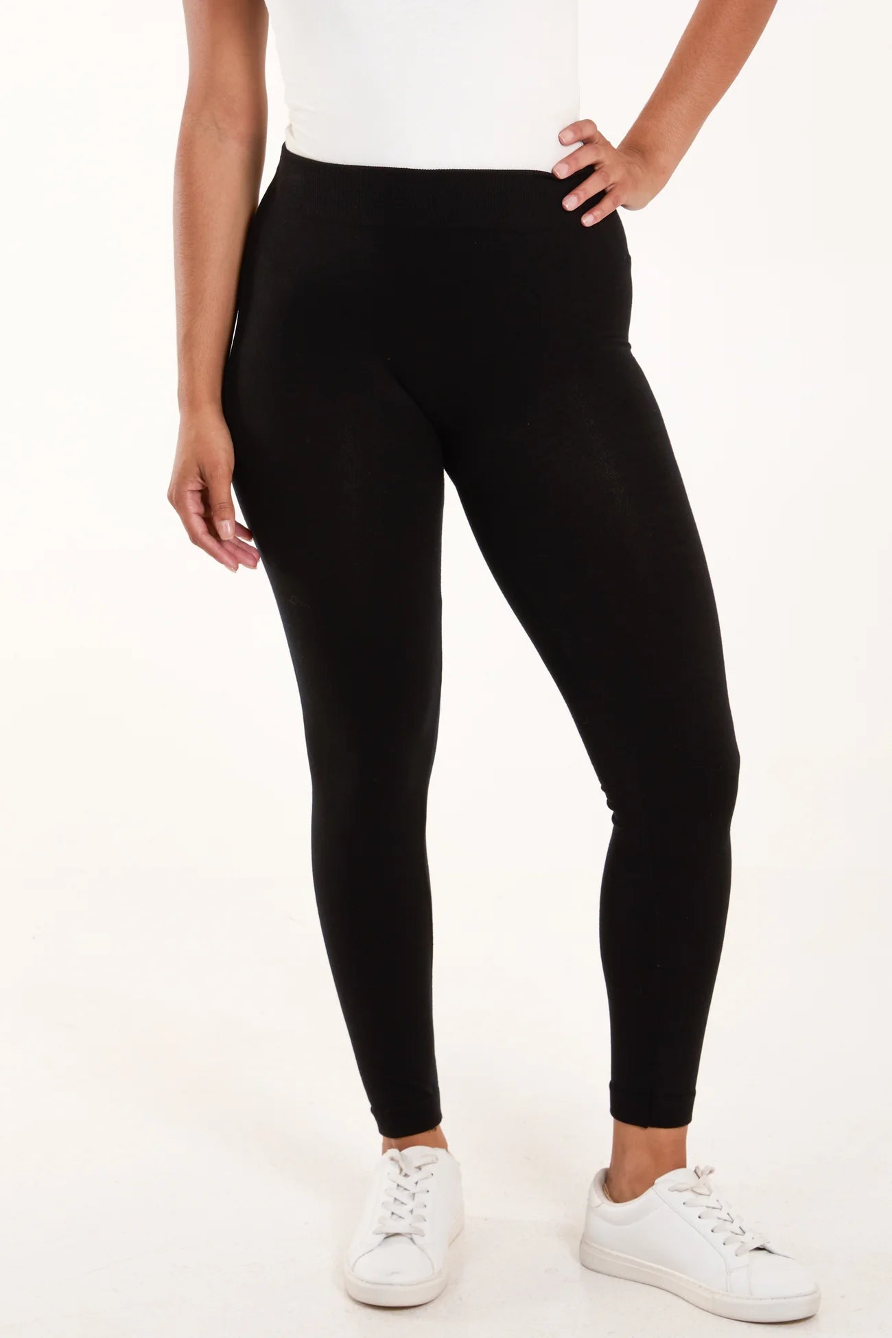 Black Fleece Lined Legging - bundled joys co.