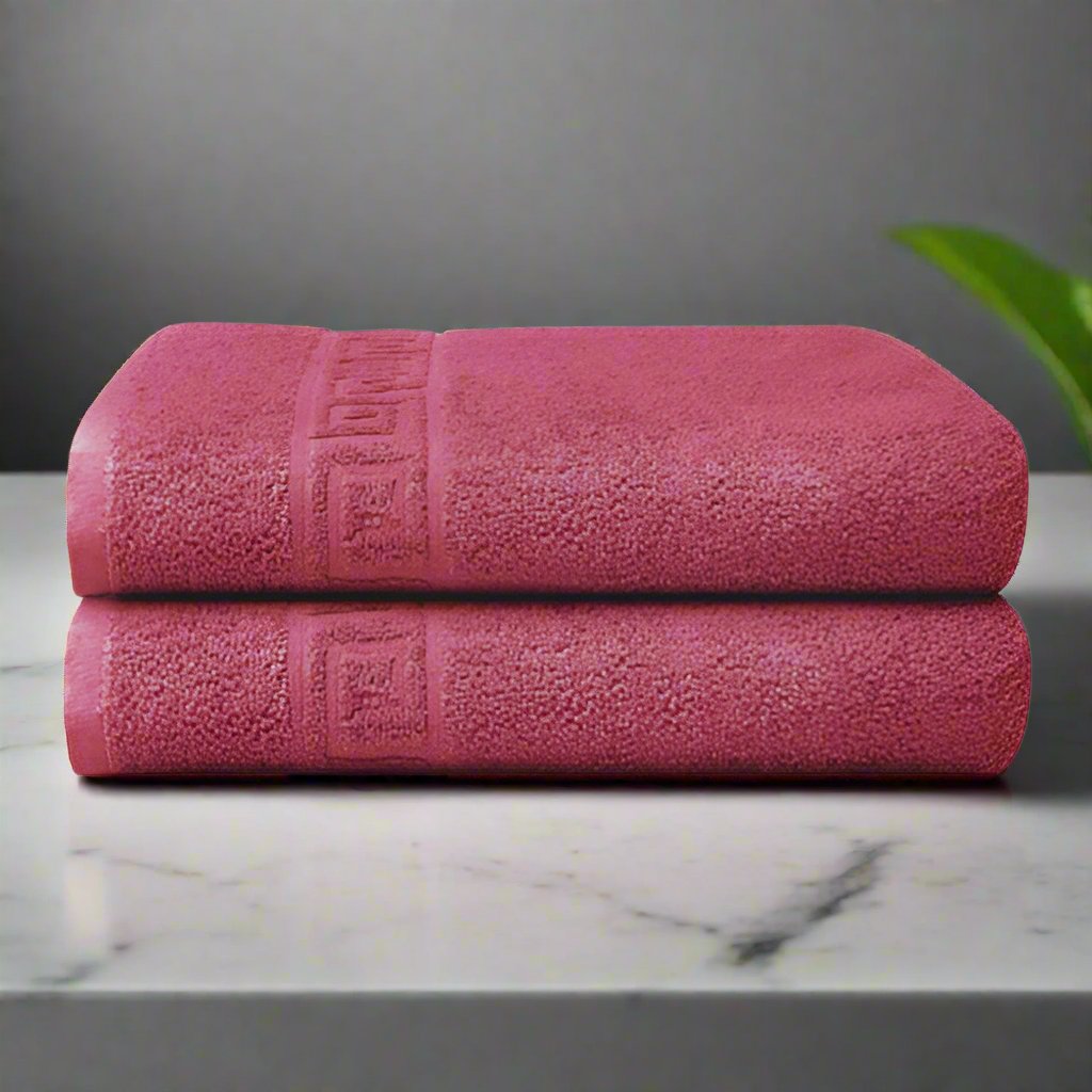 Burgundy Bath Towel - bundled joys co.