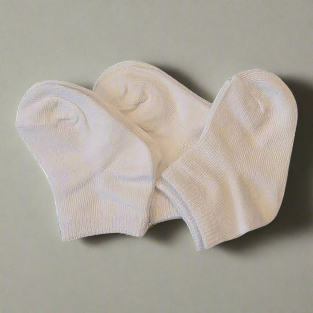 Newborn White Socks - bundled joys co.