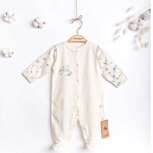 Patterned Sleeve Sleepsuit - bundled joys co.