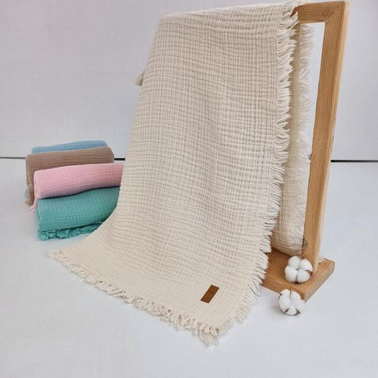 Textured Muslin Blanket - bundled joys co.