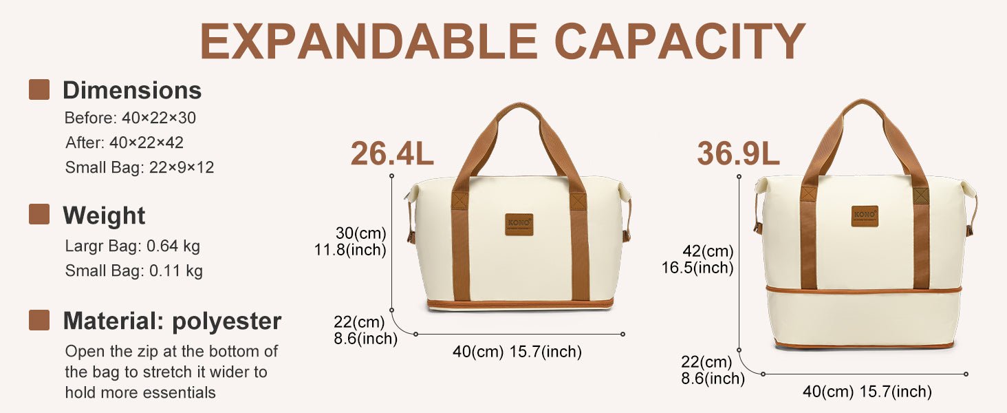Travel Duffel Bag Set - bundled joys co.
